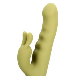  Loveline Vibro Rabbit Rotatif Greenbit 14 x 4cm